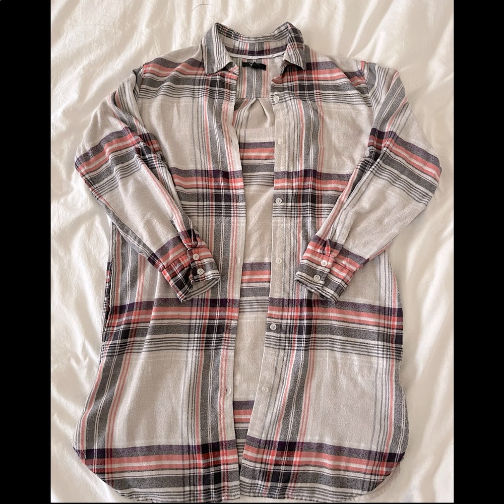 Long Plaid Flannel
